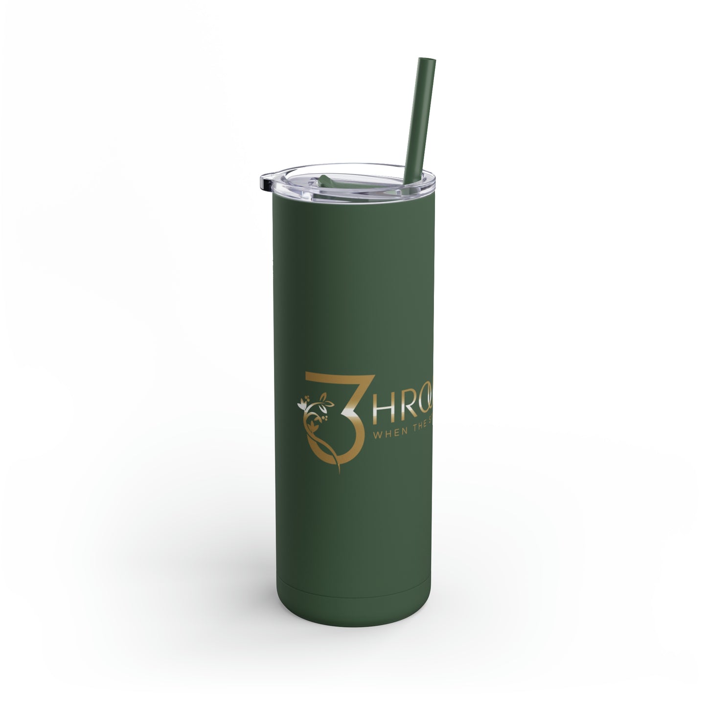 3hrough It All Skinny Matte Tumbler, 20oz