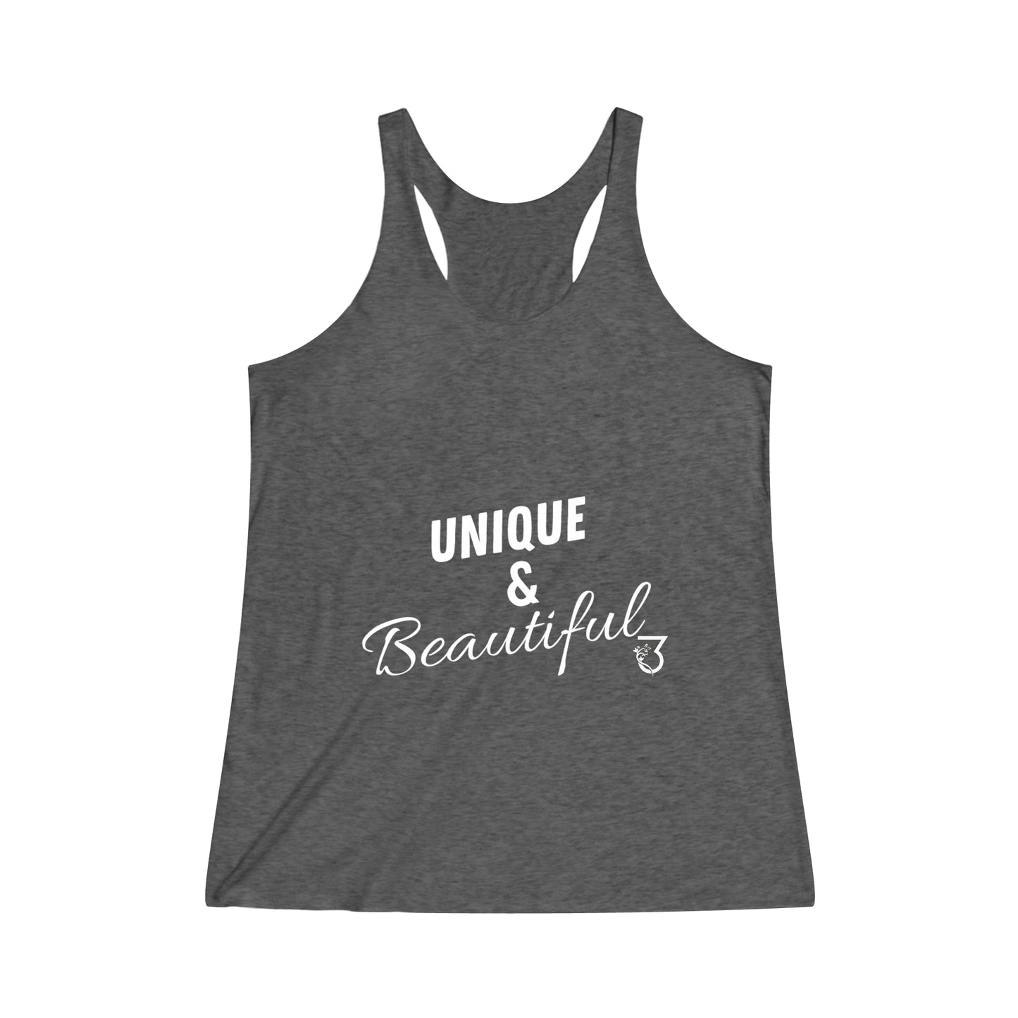 Unique & Beautiful Tri-Blend Racerback Tank