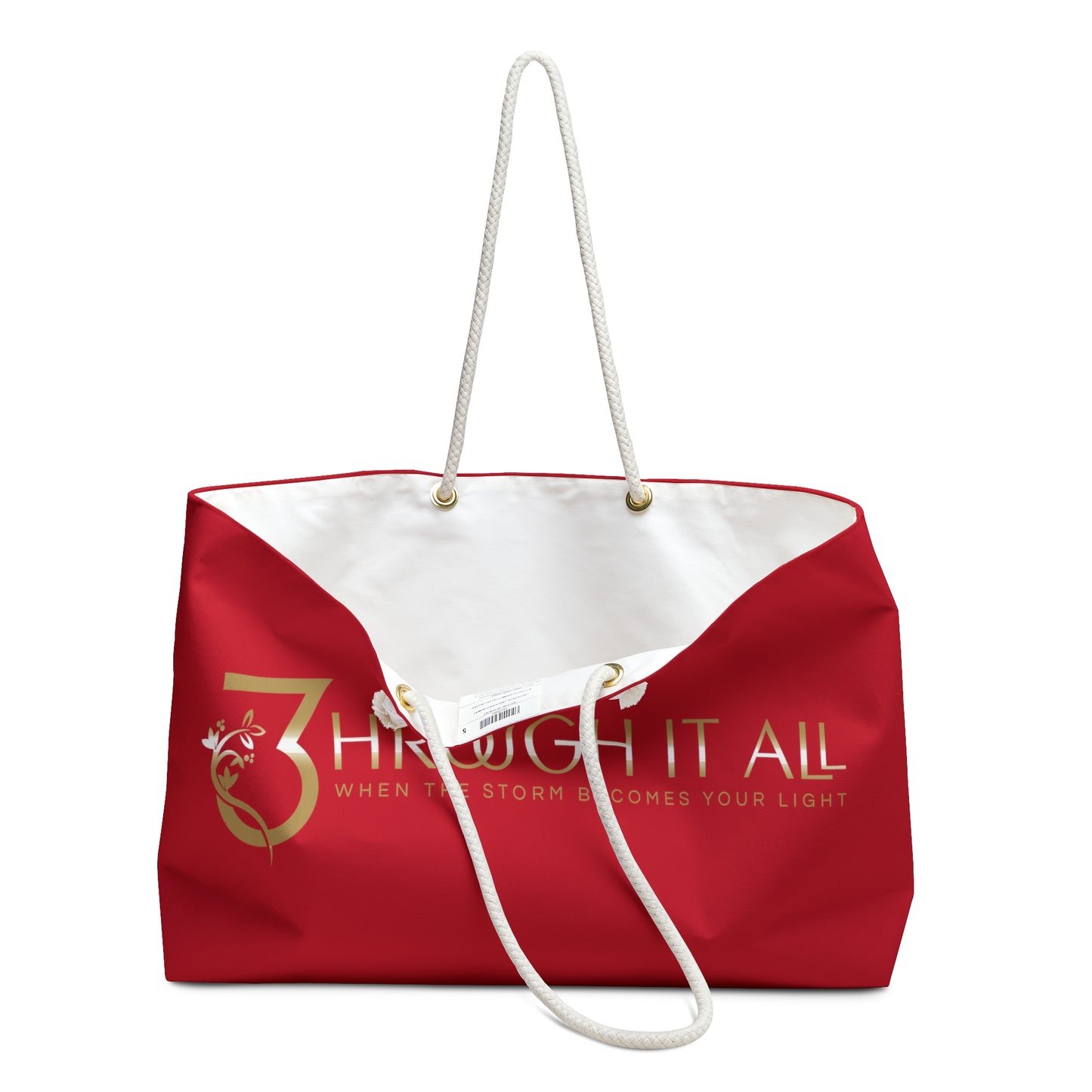 3hrough It All Weekender Bag