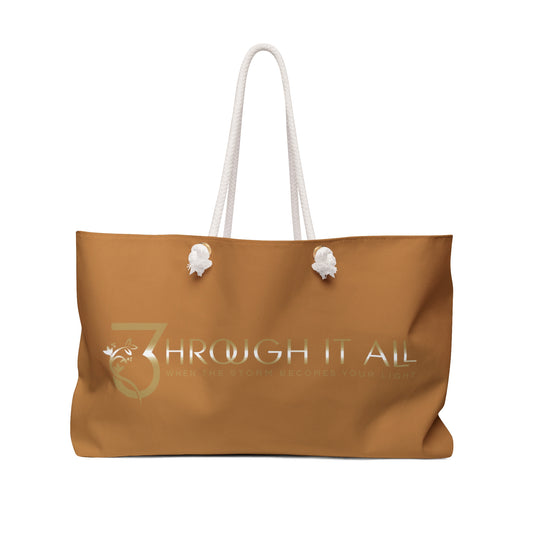 3hrough It All Weekender Bag