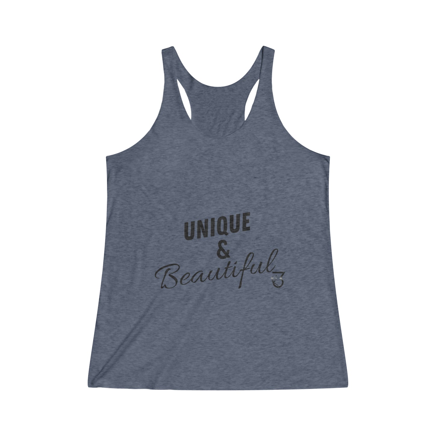 Unique & Beautiful Tri-Blend Racerback Tank